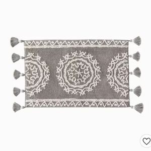 Medallia Bath Rug Gray - SKL Home